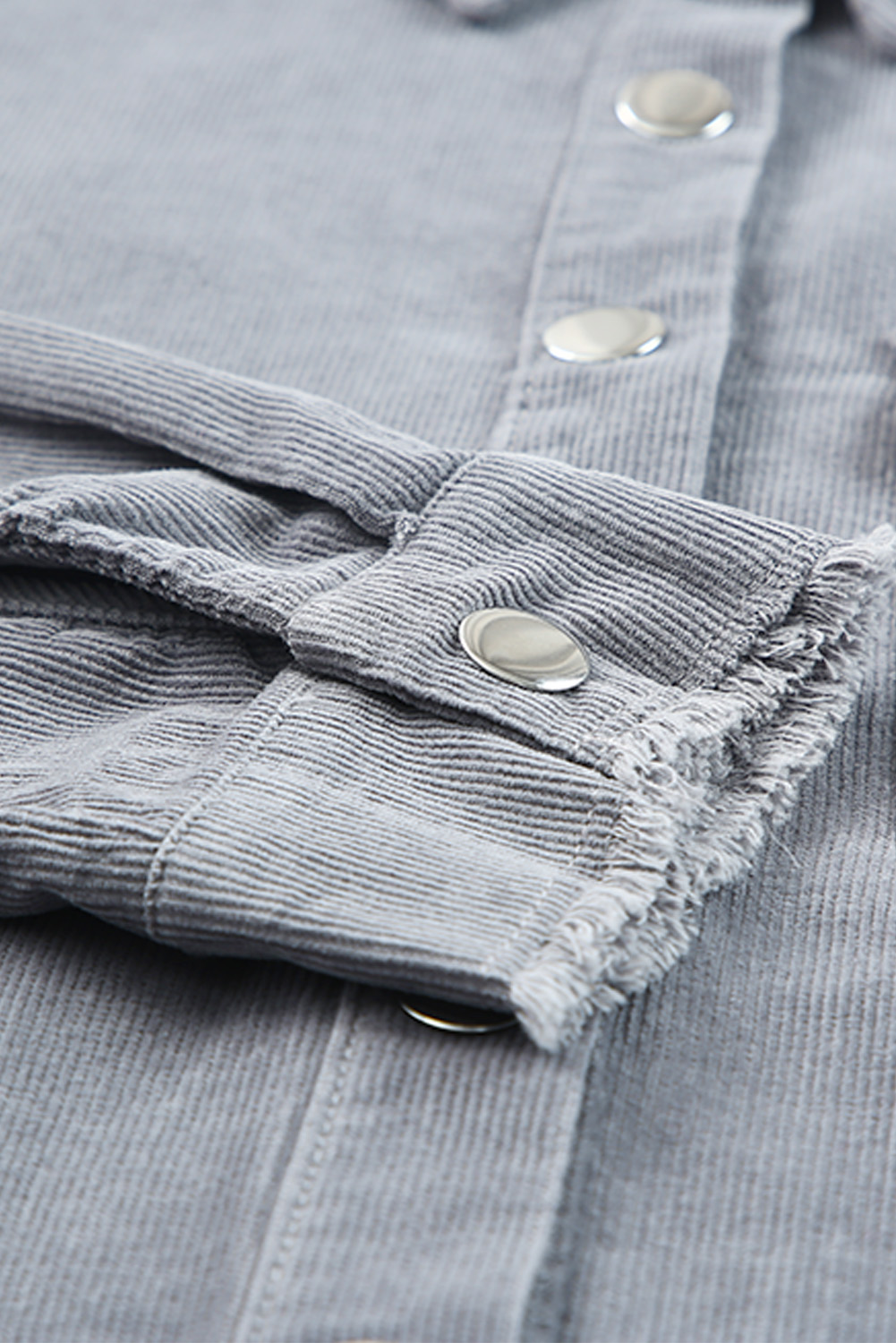 grey corduroy shacket