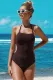 Scatter Halter One-piece Swimsuit