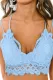 Sky Blue Lace Bralette with Lining