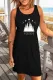 Black Moon Phases Forest Aesthetic Print Tank Dress