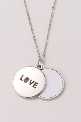 Valentine LOVE Hollow-out Pendant Necklace