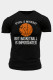 Black Basketball Letter Graphic Print Muscle Fit Men's T Shirt