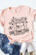 Pink Snell Family Farm Flower Graphic T Shirt
