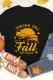Black Things Will Fall into Places Golden Tree Graphic Tee
