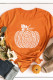 Orange Leopard Spot Pumpkin Short Sleeve T Shirt