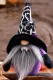 Black Halloween pointy hat spider web faceless doll vampire doll