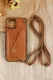 Brown Coin Purse Mobile Phone Case for iPhone13