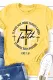 Yellow Faith Makes It Possible Luke 1:37 Christian T Shirt