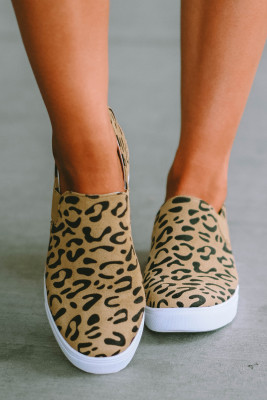 Allover Leopard Flat Shoes