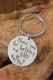 Silver Thank You for Helping Me GROW Mothers' Day Gift Keychain