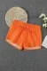Orange Thermochromic Sports Casual Shorts
