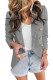 White/Black/Apricot Double Breasted Long Sleeve Novelty Button Blazer