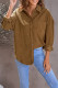 Brown Corduroy Button Pocket Shirt