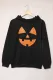 Halloween Pumpkin Ghost Graphic Pullover Hoodie