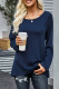 Blue Knit Tunic Top