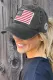 Black Patriotic Flag USA Embroidered Baseball Cap