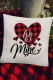 Be Mine Plaid Heart Print Valentine Pillow Case质量差