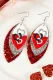 Valentine Heart Multi-Layered Earrings