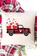Valentine Plaid Car Heart Print Pillow Case