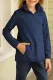 Blue 1/4 Zipped Collar Toddlers Sweatshirt with Pocket