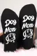 Black Dog Mom Crew Socks