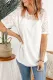 White Lace Sleeves Tunic Top