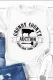White Grundy County Auction Graphic Roll-up Short Sleeve Tee
