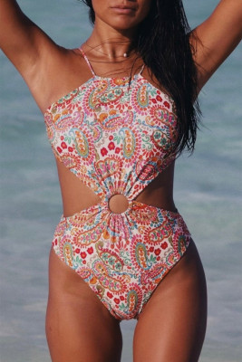 Dropship Tropical Print Round Neck Tankini Sets, Drawstring Straps Boxer Short  Bottom Two Pieces Swimsuit, Women's Swimwear & Clothing to Sell Online at a  Lower Price