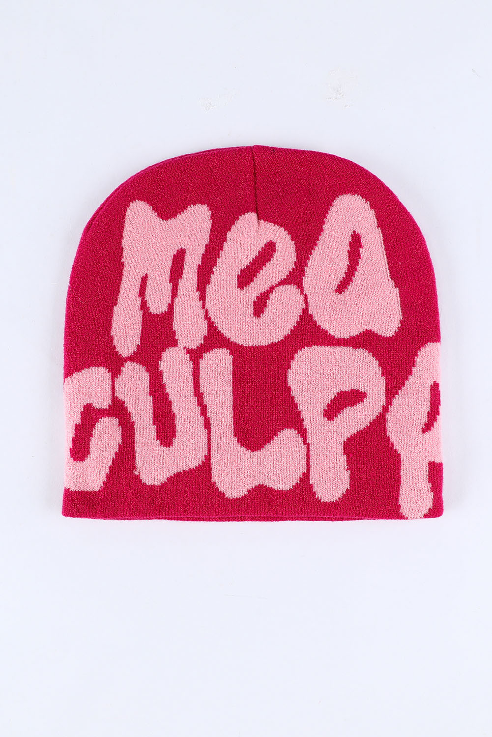 US$ 2.62 Drop-shipping Rose MEA CULPA Alphabet Knit Beanie Hat for Women