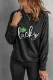 Black Clover Lucky Graphic Raglan Sleeve Sweatshirt
