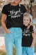 Black Little Blessing Family Matching T Shirt for Kids