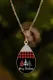 Christmas Striped Plaid Letter Print Chain Necklace